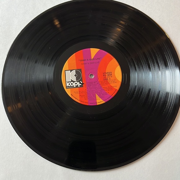Sonny and Cher live, Vintage Vinyl Record 1970s. - Picture 5 of 7